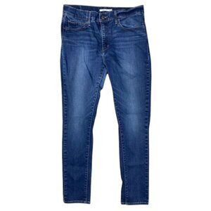 Levi’s slimming skinny jeans 33 stretchy urban bodycon neutral wardrobe basics